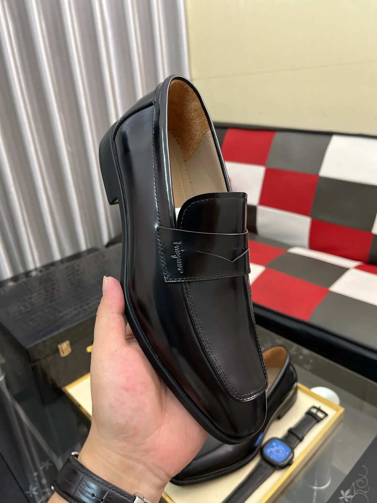 Men's shoes 💰600⌚️⌚️[Salvatore Ferragamo] Ferragamo business leather shoes, 1:1 top purchasing quality, imported selected original calfskin for the uppers, imported original soft water-dyed cowhide for the inner feet, imported original customized Italian handmade lightweight foam outsole, size: 39-44 5️⃣ options available